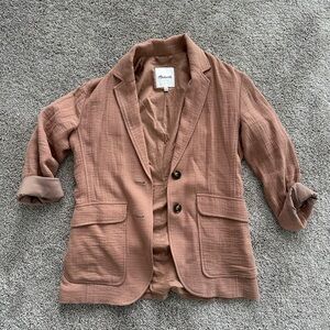Madewell Textured Gauze Blazer